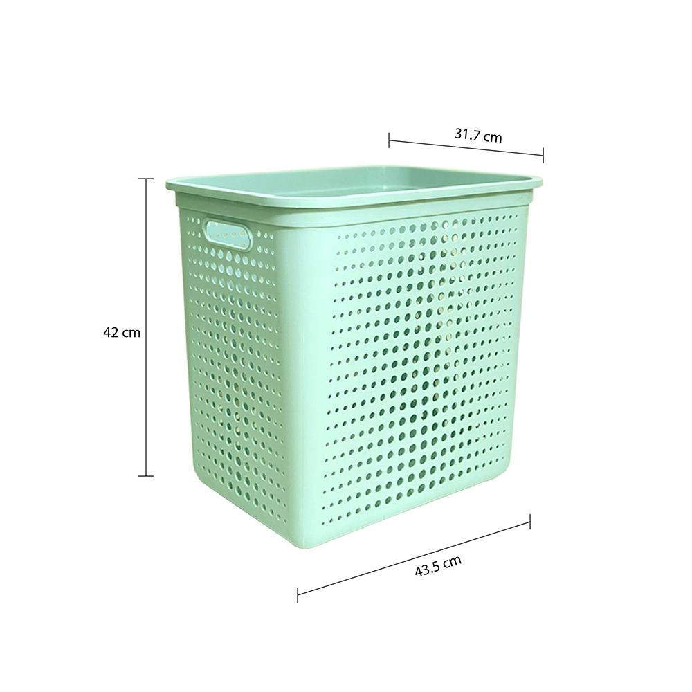 DKW LAUNDRY BASKET BUBBLE GREEN PASTEL