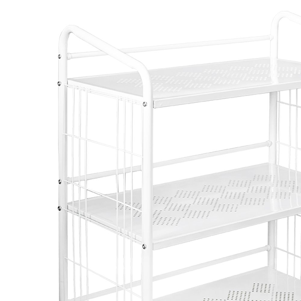 ชั้นวางของเหล็ก 3 ชั้น สีขาว 41X75X92 ซม.