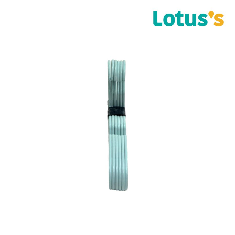 โลตัสไม้แขวนเสื้อ สีฟ้าอ่อน X6