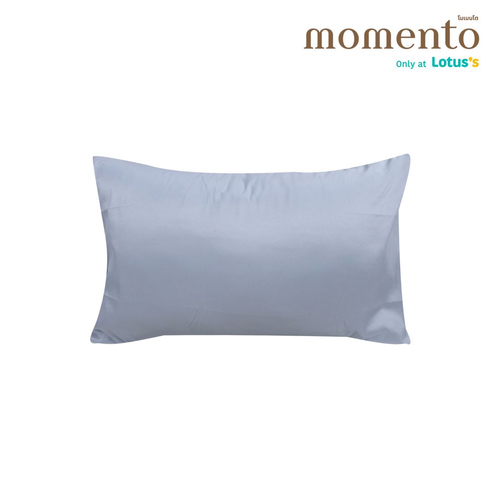 โมเมนโตปลอกหมอนหนุนไมโครเท็กซ์ สีเทา