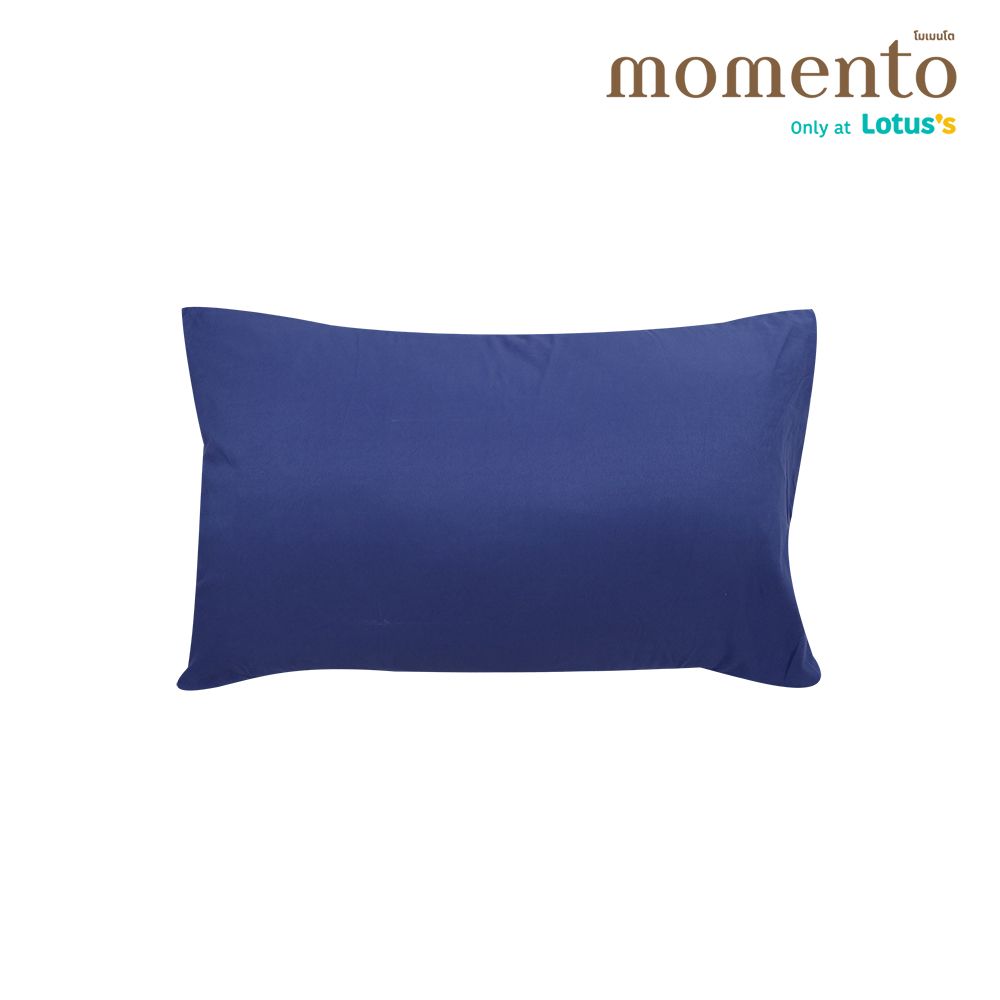 MOMENTO PILLOW CASE MICRO NAVY