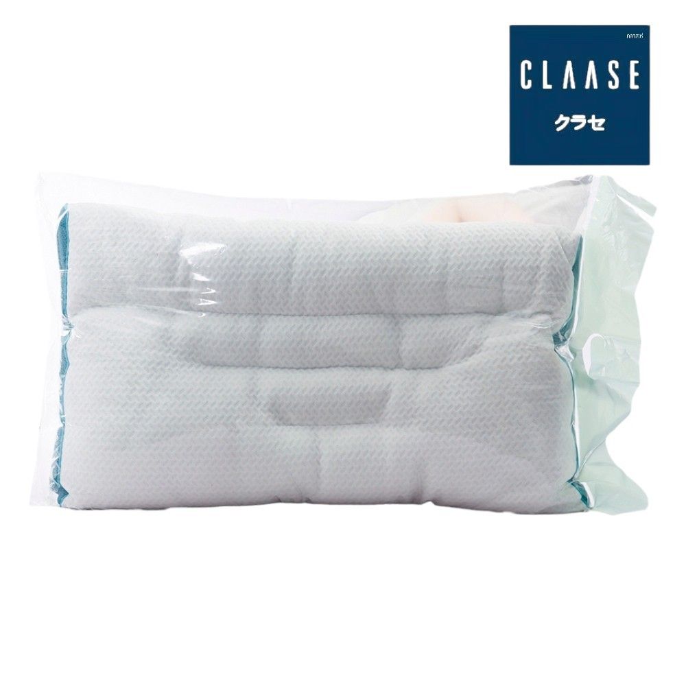 CLASSE หมอนสุขภาพผ้านุ่มขอบเขียว SQUARE