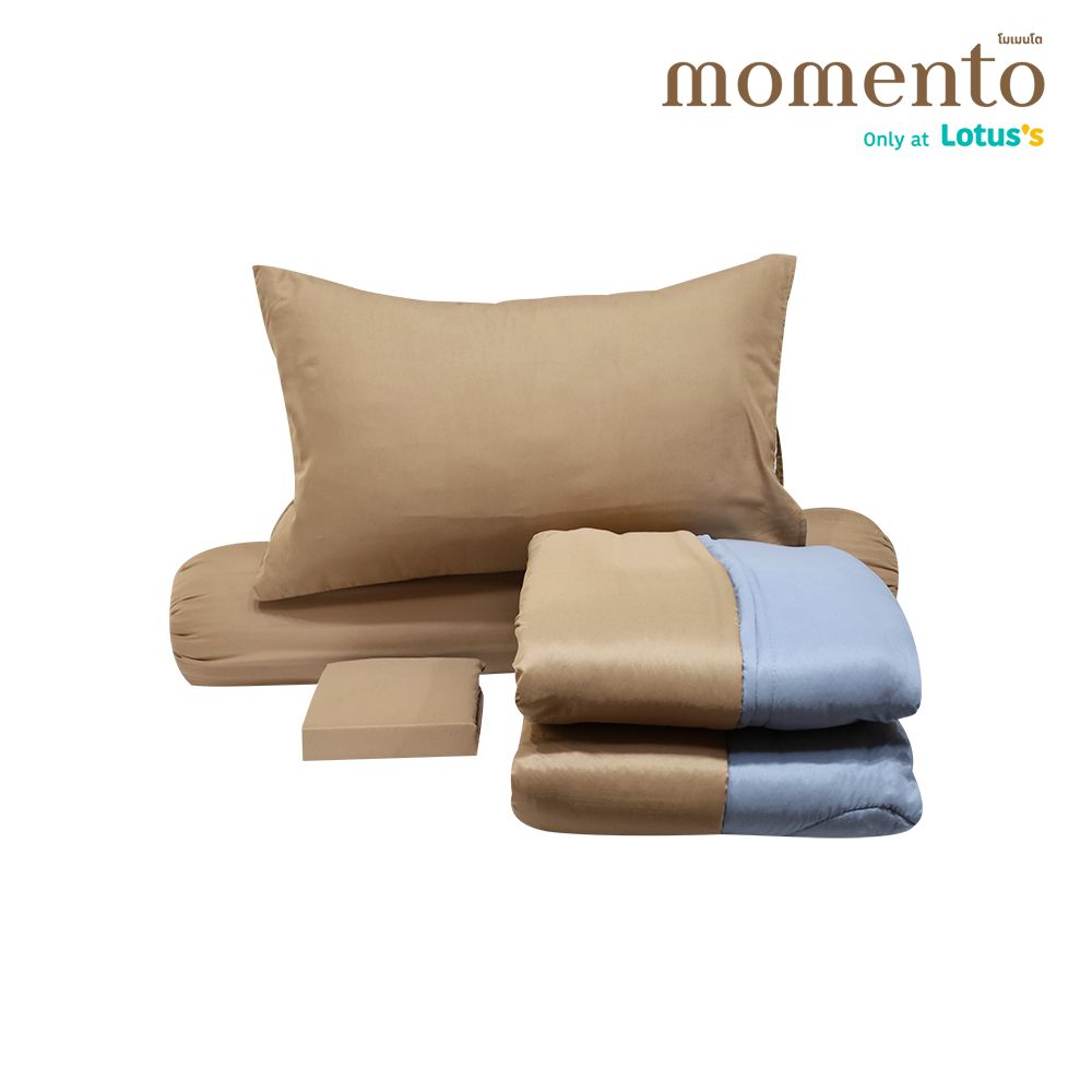 MOMENTO BIAB MICRO BROWN/GREY 3.5 FT. + QUILT