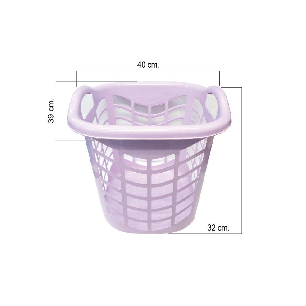 PASTINA ตะกร้าสี่เหลี่ยม SCALLOP (คละสี)