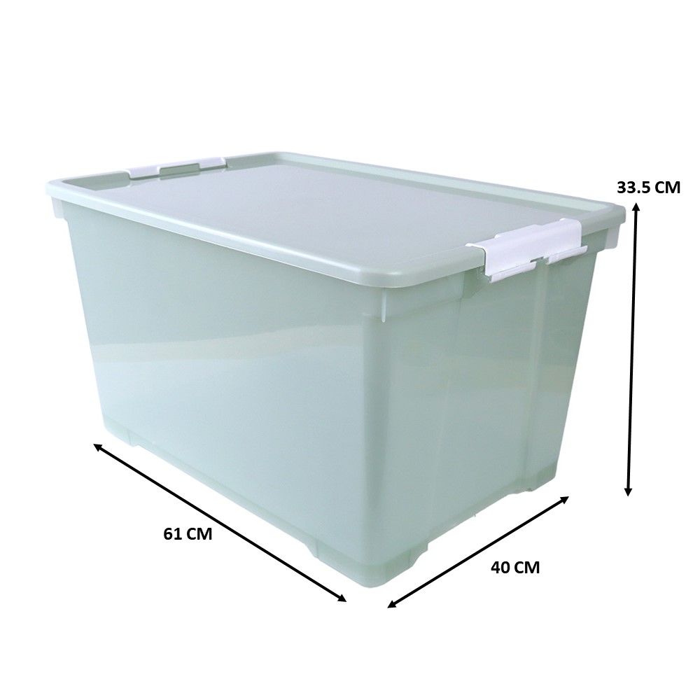 LOTUSS กล่องคอนเทนเนอร์ สีเขียว 6664 60 ลิตร