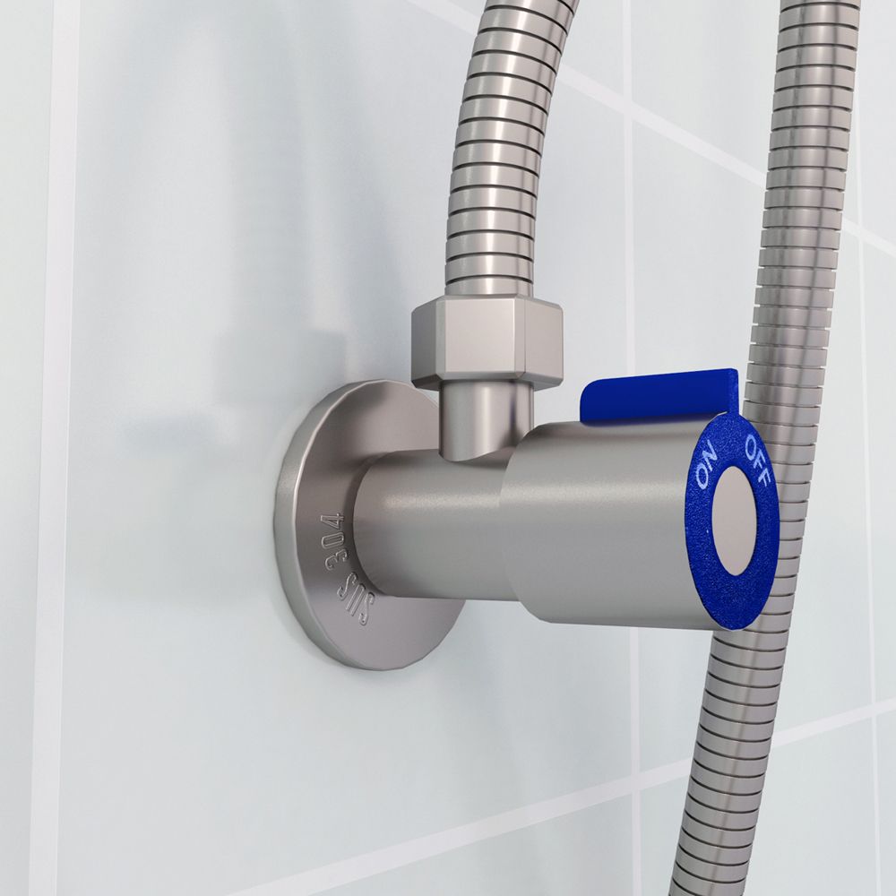 WSP สายถักน้ำดีสแตนเลส #KN-14 14นิ้ว