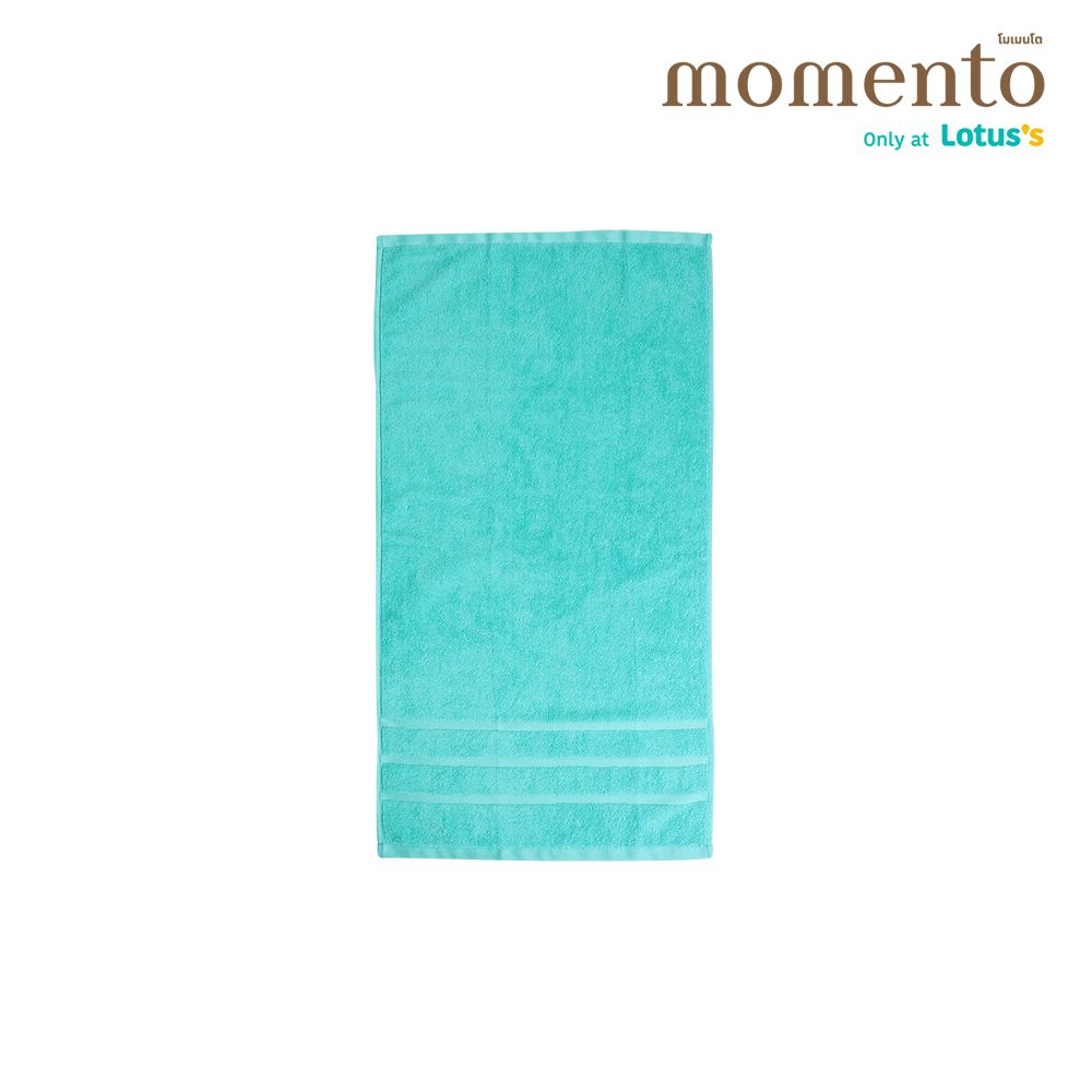 MOMENTO ผ้าขนหนูเสมือนคอตตอนเขียว 15X30 นิ้ว