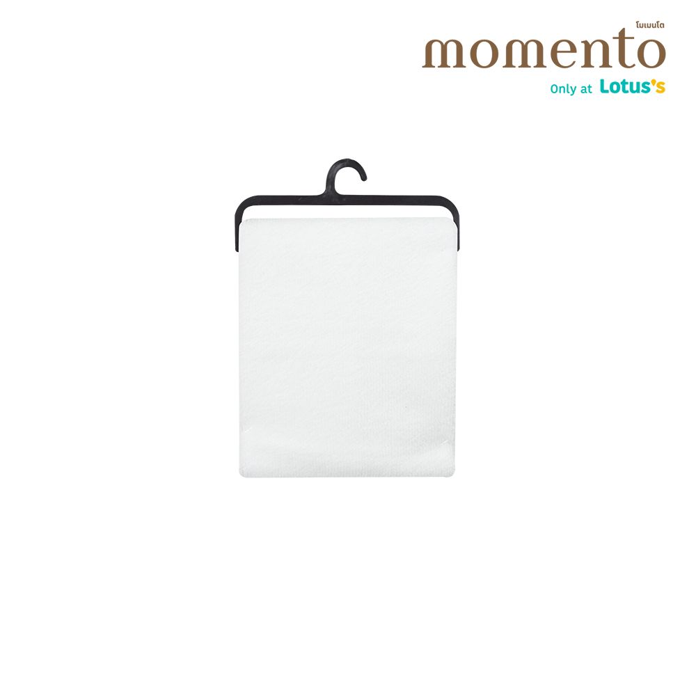 MOMENTO ผ้าขนหนูเสมือนคอตตอนขาว 15X30 นิ้ว