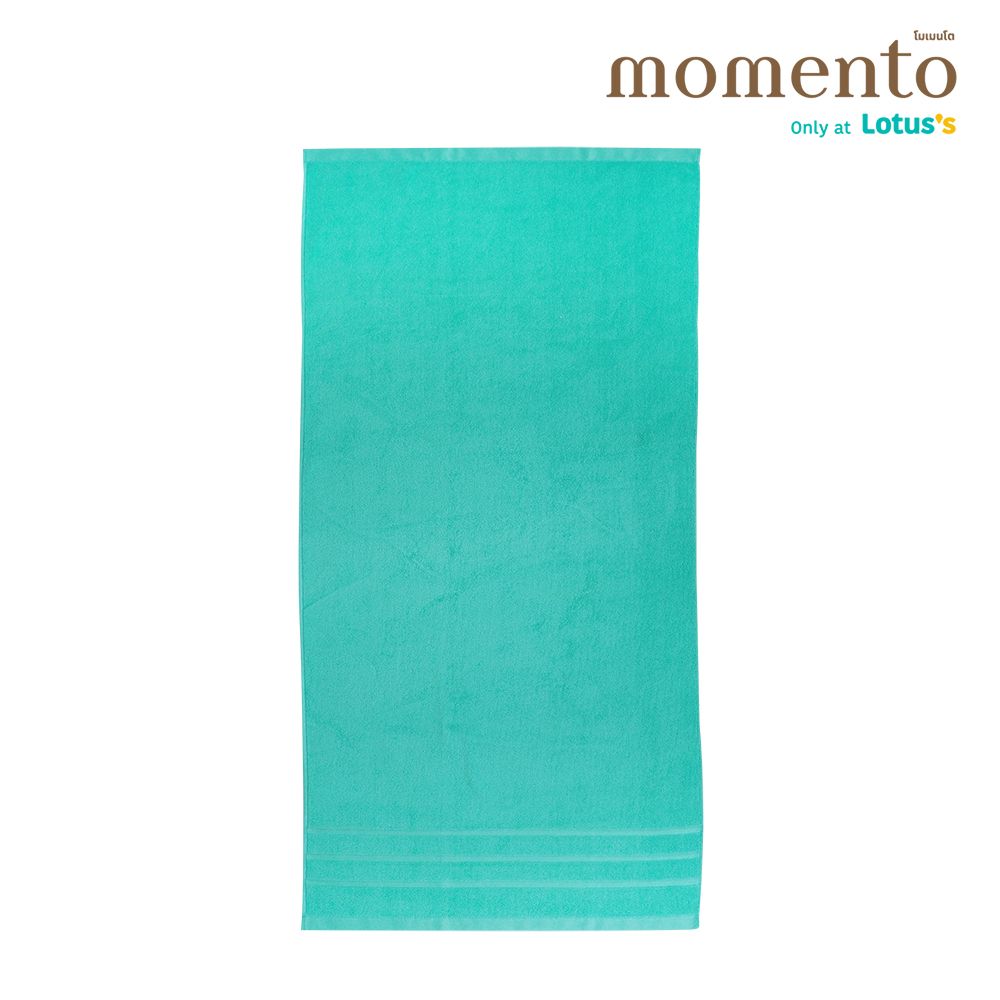 MOMENTO ผ้าขนหนูเสมือนคอตตอนเขียว 27X54 นิ้ว