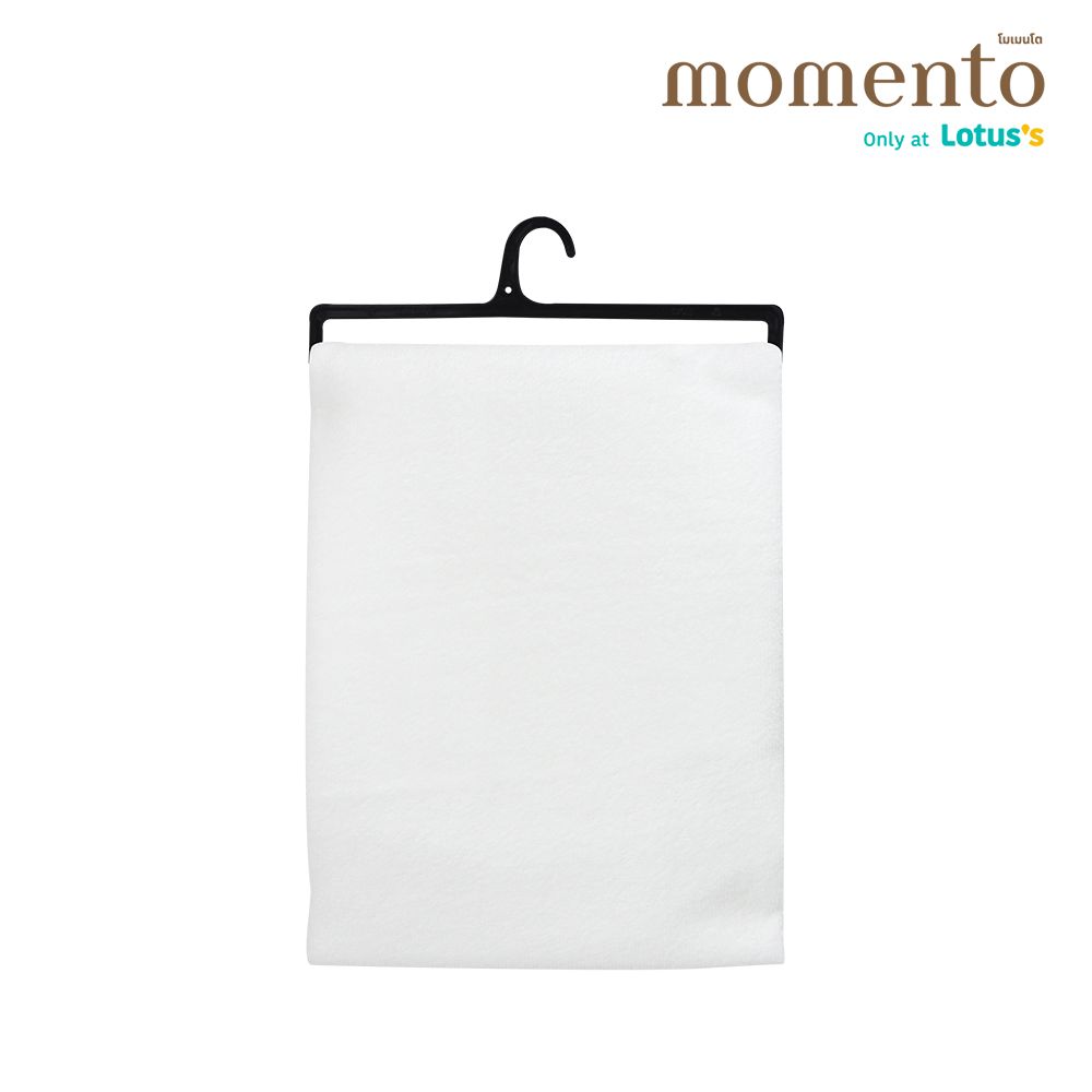 MOMENTO ผ้าขนหนูเสมือนคอตตอนขาว 27X54 นิ้ว