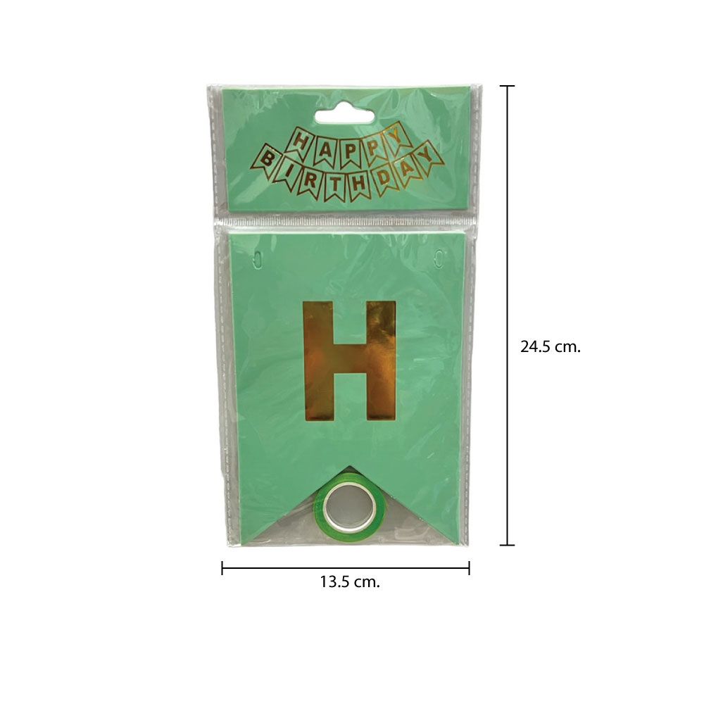 ธง HBD ตกแต่งปาร์ตี้วันเกิด