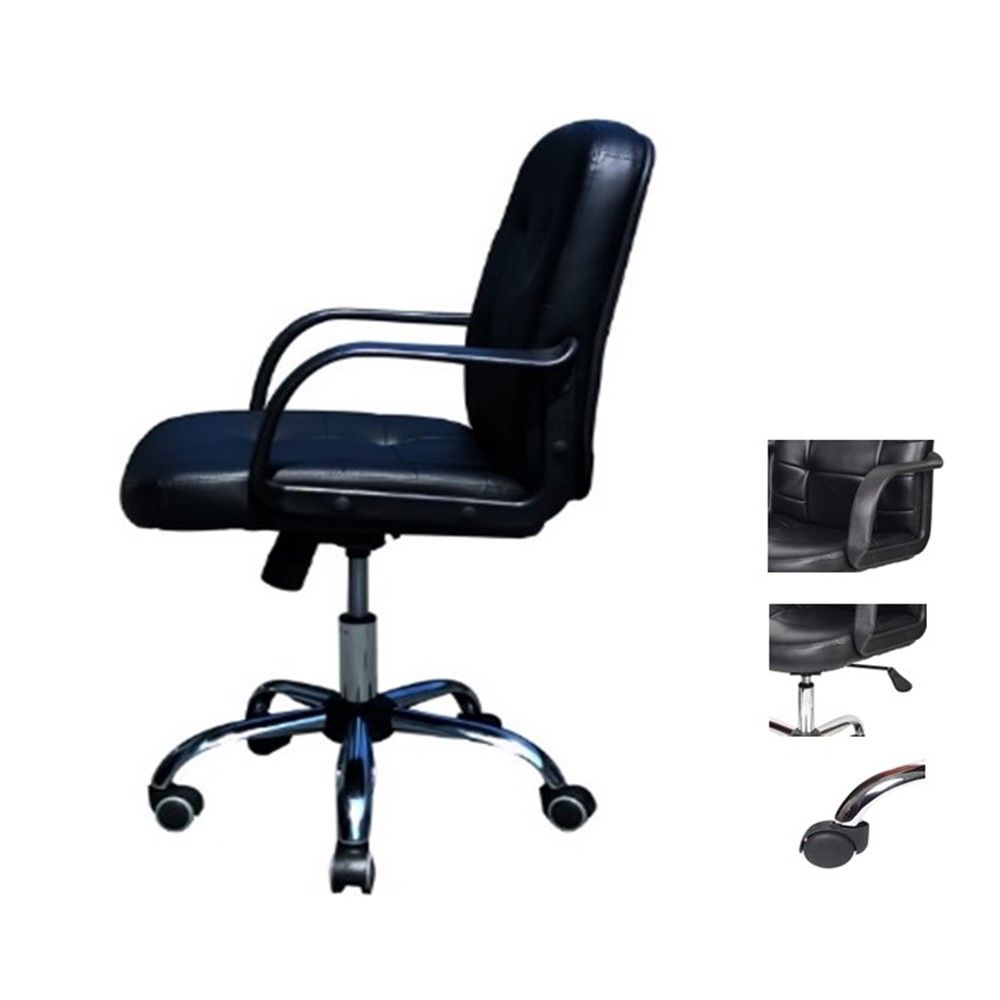 เก้าอี้สำนักงาน RUDY-S สีดำ