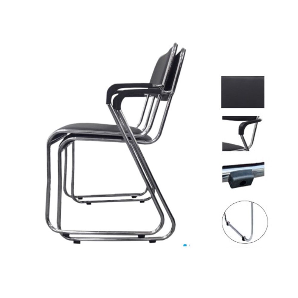 CHAIR ALLOYS-ARM BLACK