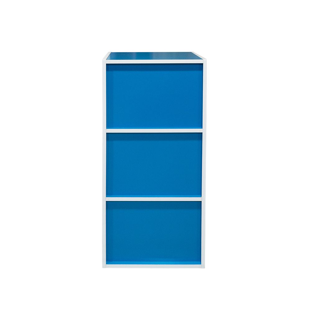 ชั้นอเนกประสงค์ 3 ช่อง สีฟ้า 42X29X87 ซม.