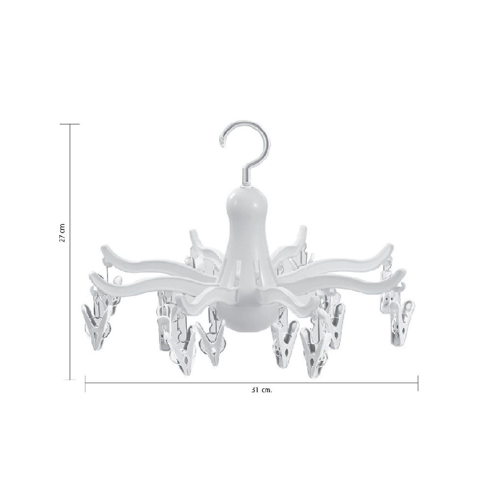 ห่วงหนีบตากผ้า กิ๊บ 16 ชิ้น OCTOPUSH