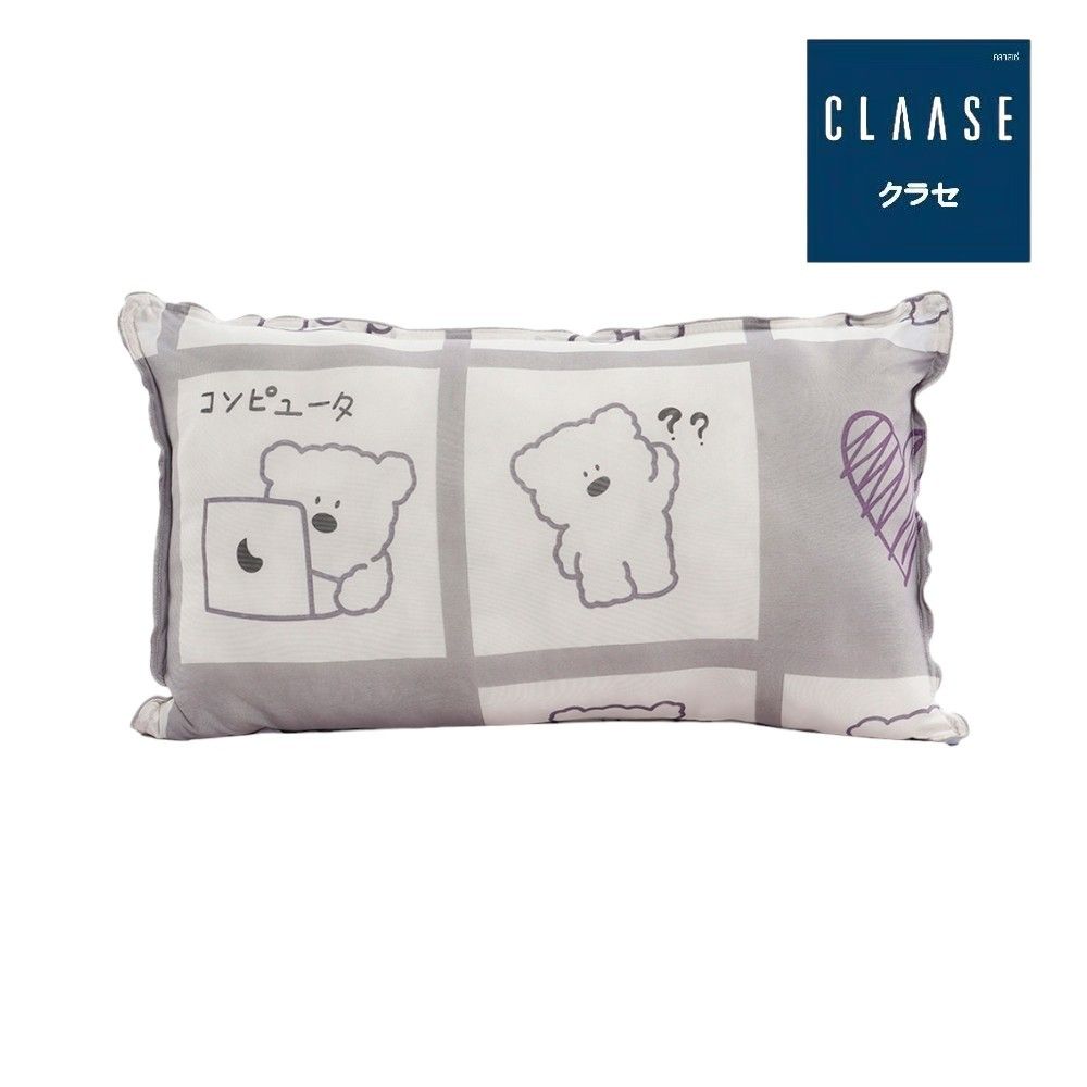 CLAASE COOLING MIX FABRIC PILLOW 14X24 INCH (ASSORTED)