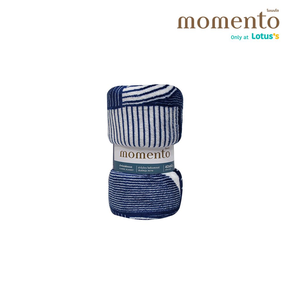 โมเมนโตผ้าห่มแฟลนเนลวงกลม 40X60 นิ้ว