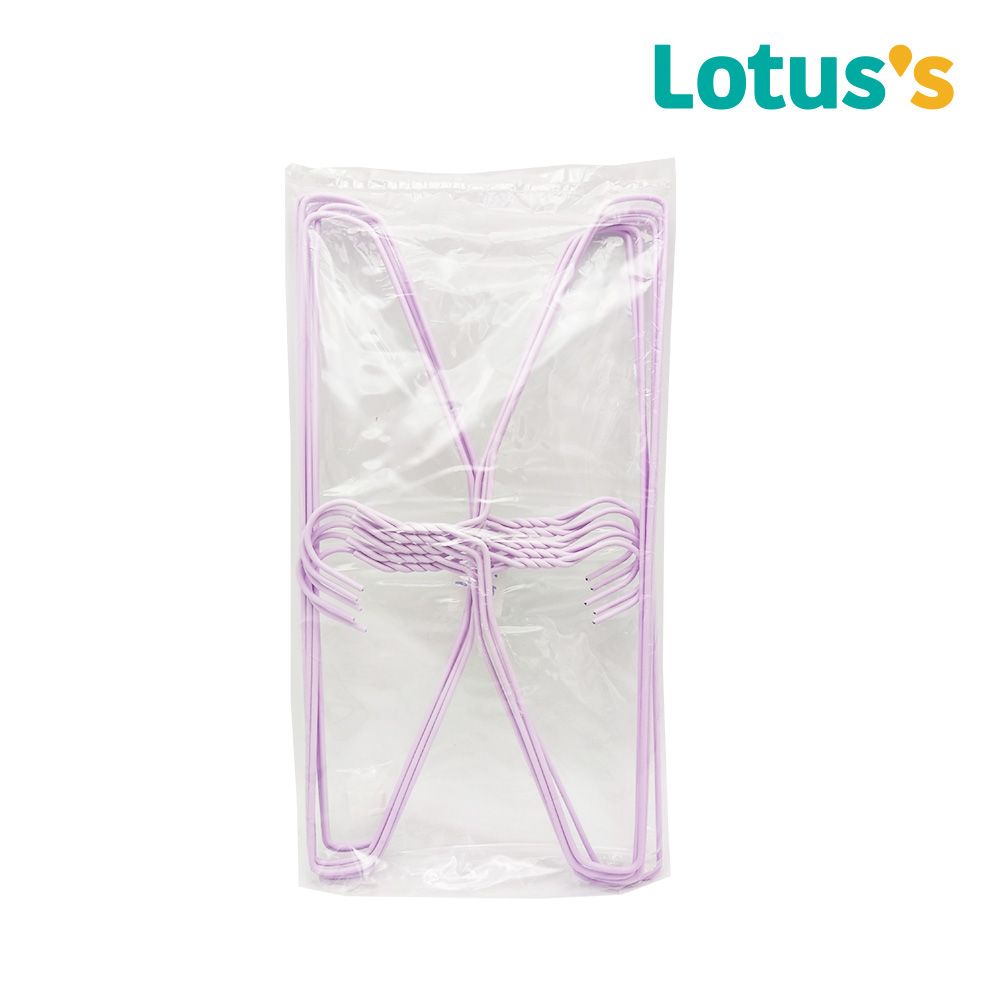 LOTUSS WIRE CLOTES HANGER 1.8 MM. X10 (ASSORTED)