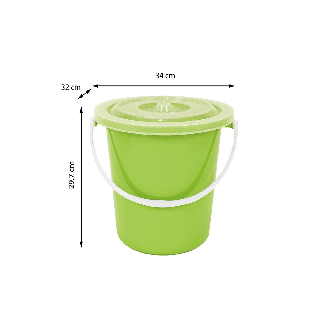 ถังน้ำพร้อมหูหิ้วขนาด 13 ลิตร NO.4 (คละสี)