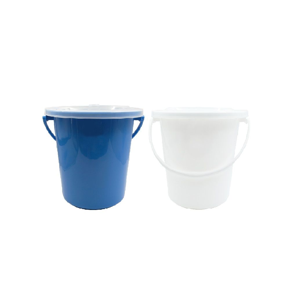 BUCKET WITH LID 18 L. NO.6 (ASSORTED)