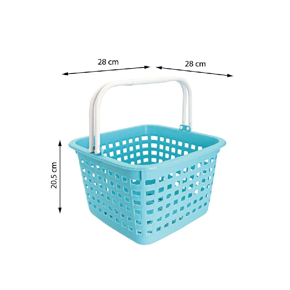 SMALL BASKET WITH HANDLES NO.3124 (ASSORTED)