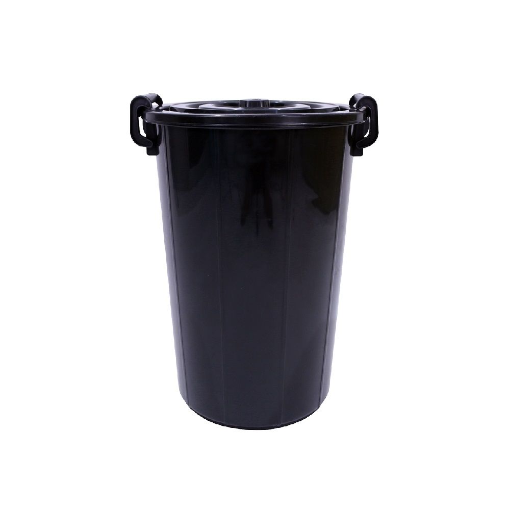 ถังน้ำสีดำพร้อมฝา 66 ลิตร