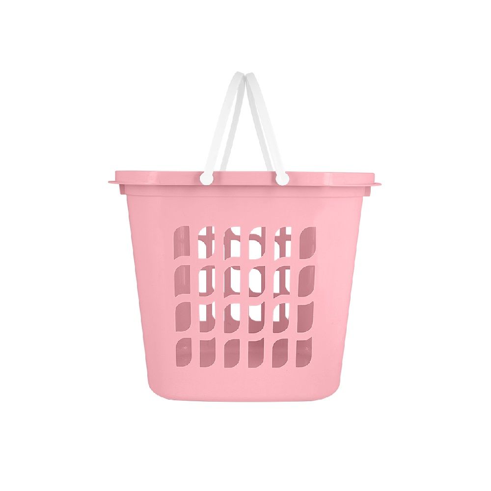 BASKET WITH HANDLE PINK NO.4211