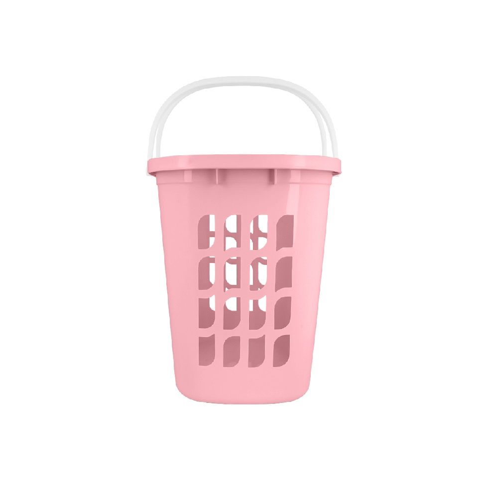 BASKET WITH HANDLE PINK NO.4211
