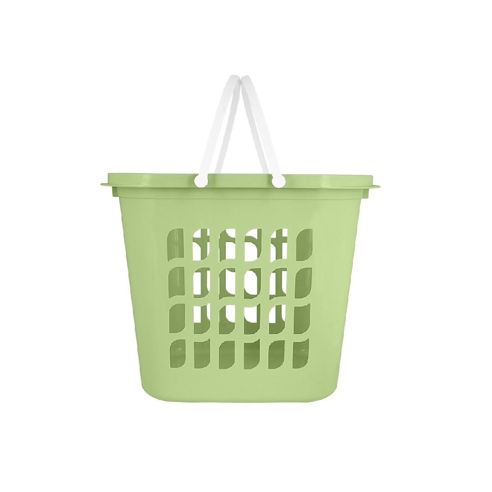BASKET WITH HANDLE GREEN NO.4211