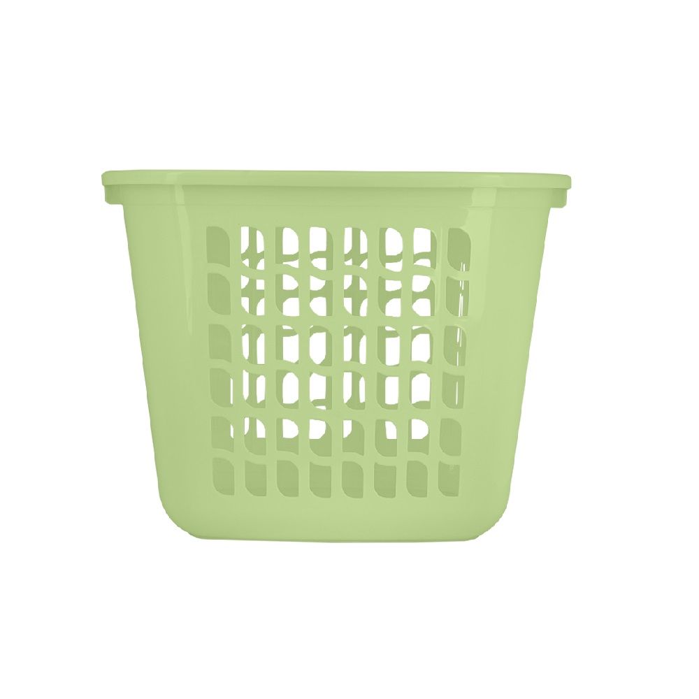 ตะกร้าผ้าสี่เหลี่ยมทรงสูงสีเขียว NO.4228