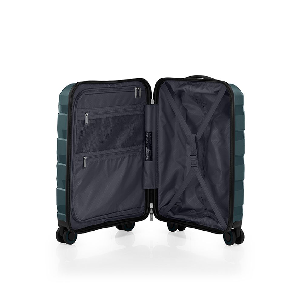 AMERICAN TOURISTER LUGGAGE 20 INCH JUNGLE GREEN AIR MOVE