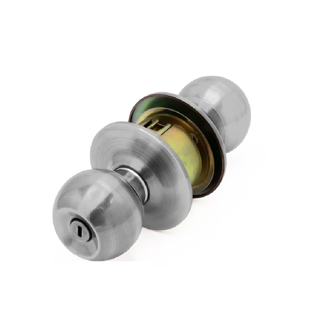 ISON ลูกบิด SS BK JUNIOR J8812