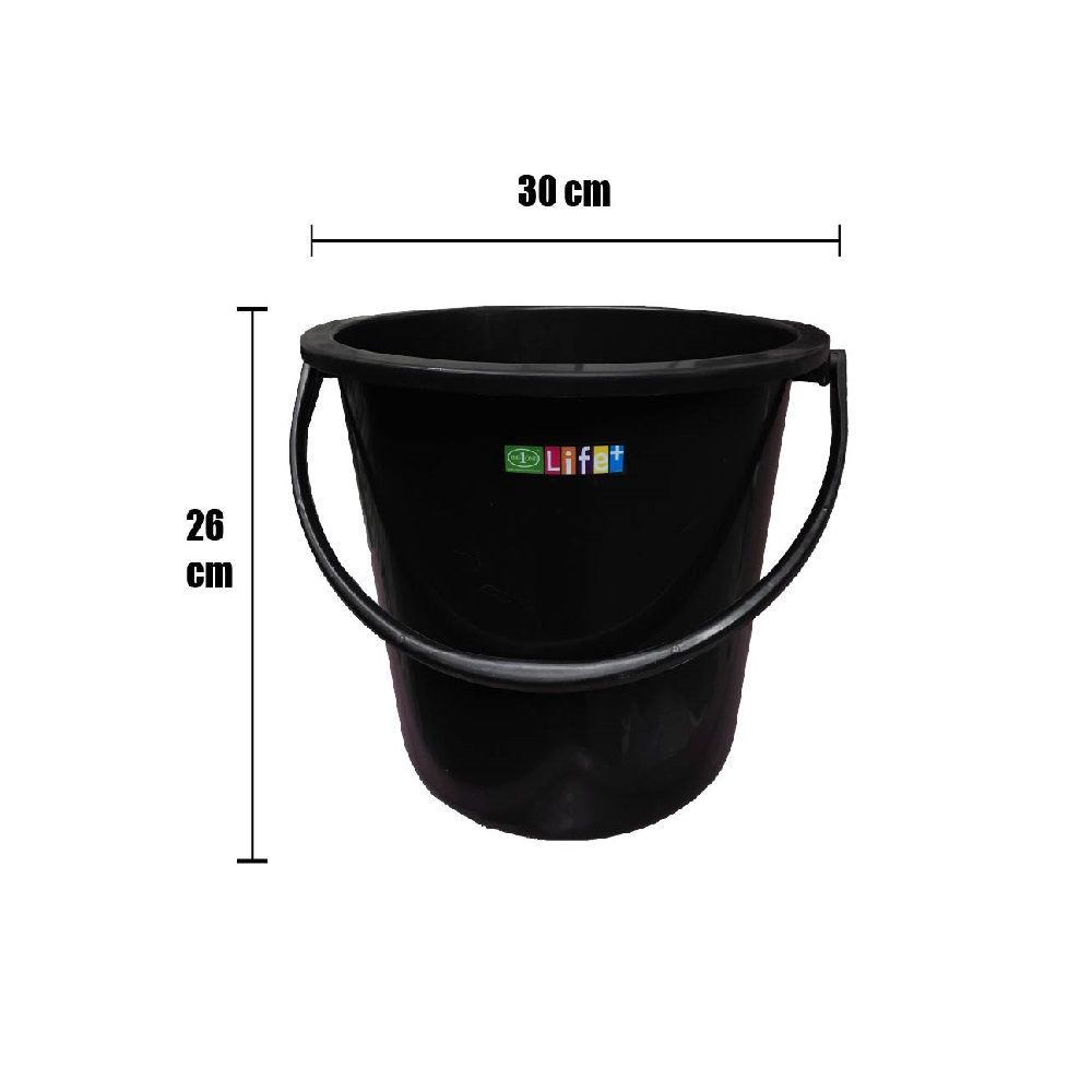 ถังไม่มีฝาสีดำ 3.5 แกลลอน NO.153