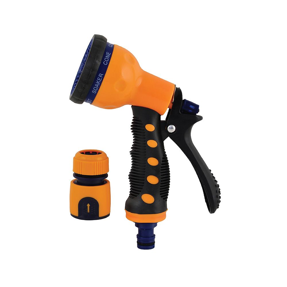 ELEGANCE ปืนฉีดน้ำ 7 ระบบพร้อมข้อต่อ