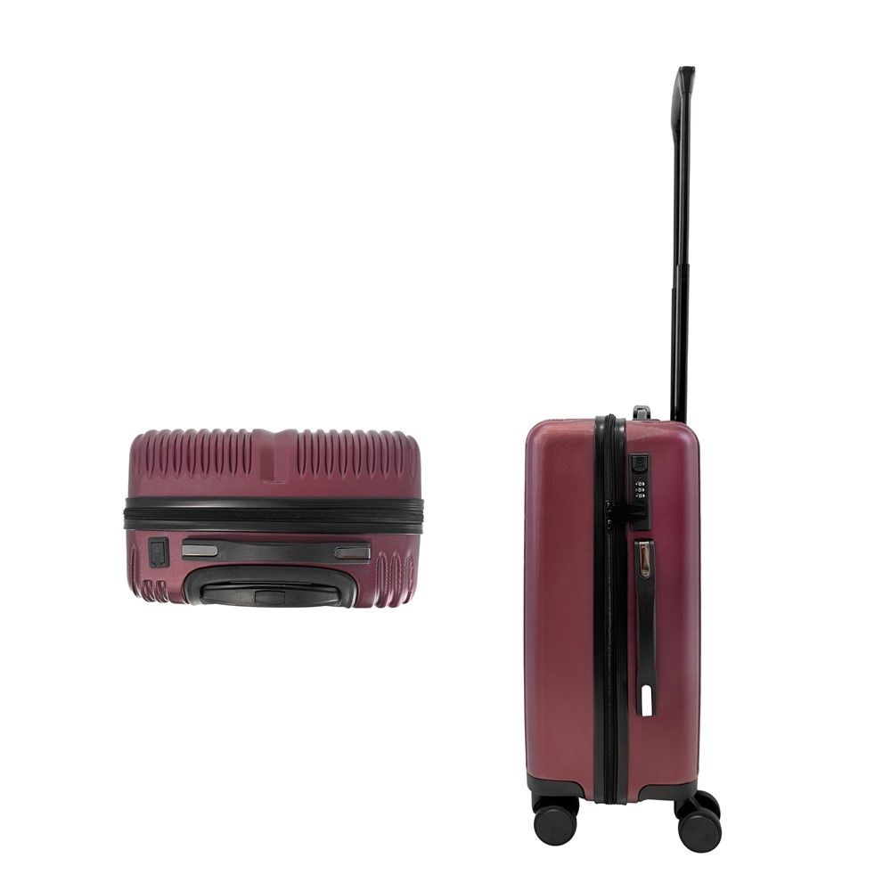 กระเป๋าเดินทาง เซต 2 ใบ เบอร์กันดี้ 20 นิ้ว + 24 นิ้ว