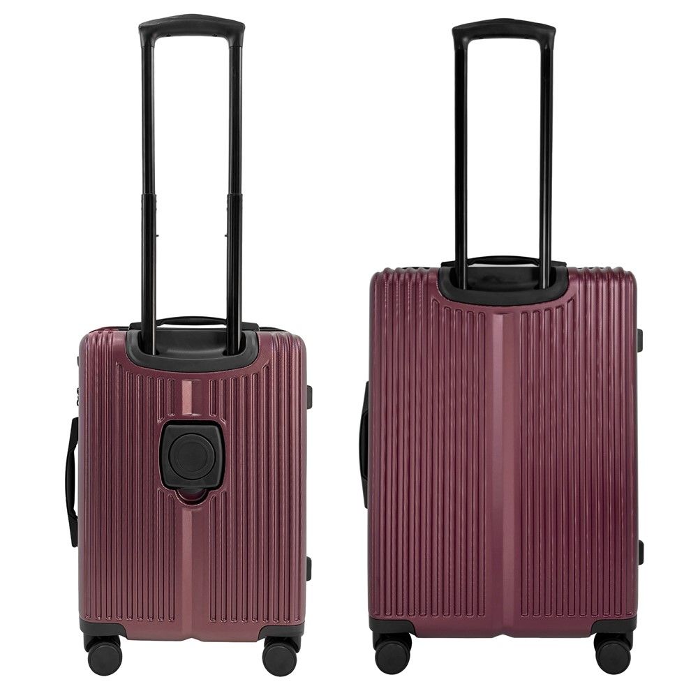 กระเป๋าเดินทาง เซต 2 ใบ เบอร์กันดี้ 20 นิ้ว + 24 นิ้ว