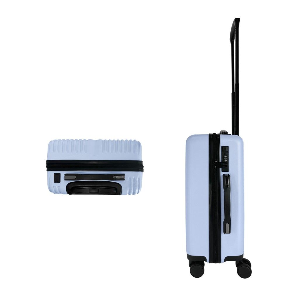 กระเป๋าเดินทาง เซต 2 ใบ สีฟ้าพาสเทล 20 นิ้ว + 24 นิ้ว