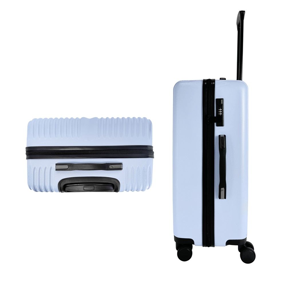 กระเป๋าเดินทาง เซต 2 ใบ สีฟ้าพาสเทล 20 นิ้ว + 24 นิ้ว