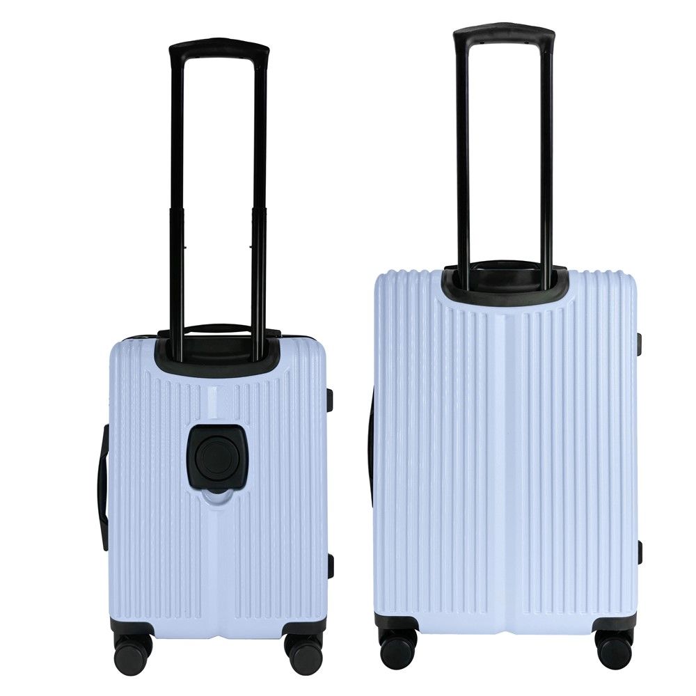 กระเป๋าเดินทาง เซต 2 ใบ สีฟ้าพาสเทล 20 นิ้ว + 24 นิ้ว