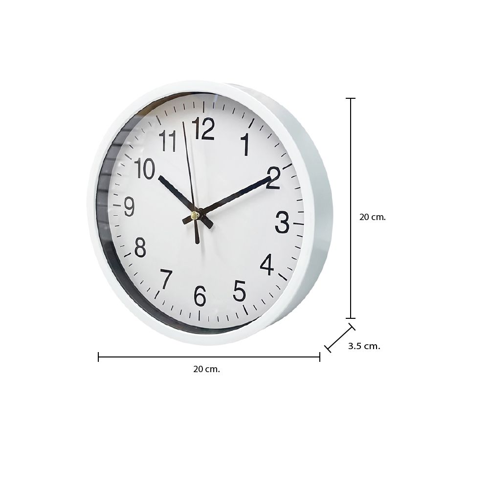 นาฬิกาแขวนผนังเบสิค 8 นิ้ว