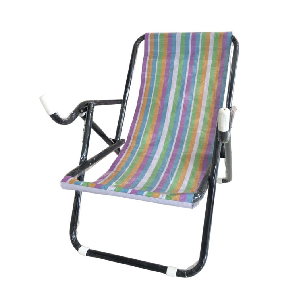 เก้าอี้ชายหาด ลายริ้ว 58X110X64 ซม. (คละแบบ)
