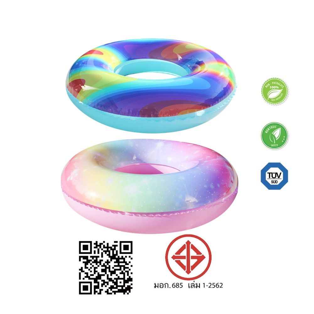ห่วงยางเป่าลม RAINBOW 36 นิ้ว. (คละแบบ)