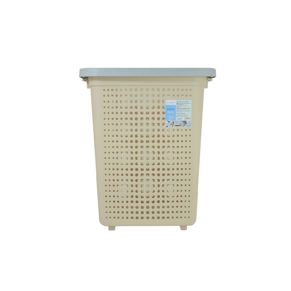 MOMENTO ตะกร้าผ้าล้อลาก (คละสี)