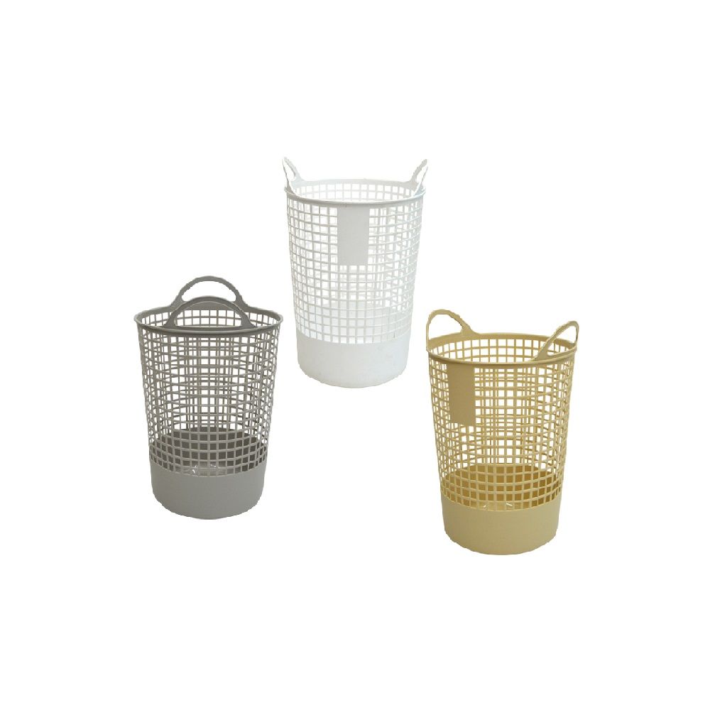 ตะกร้าผ้าทรงสูง PN8046 (คละสี)