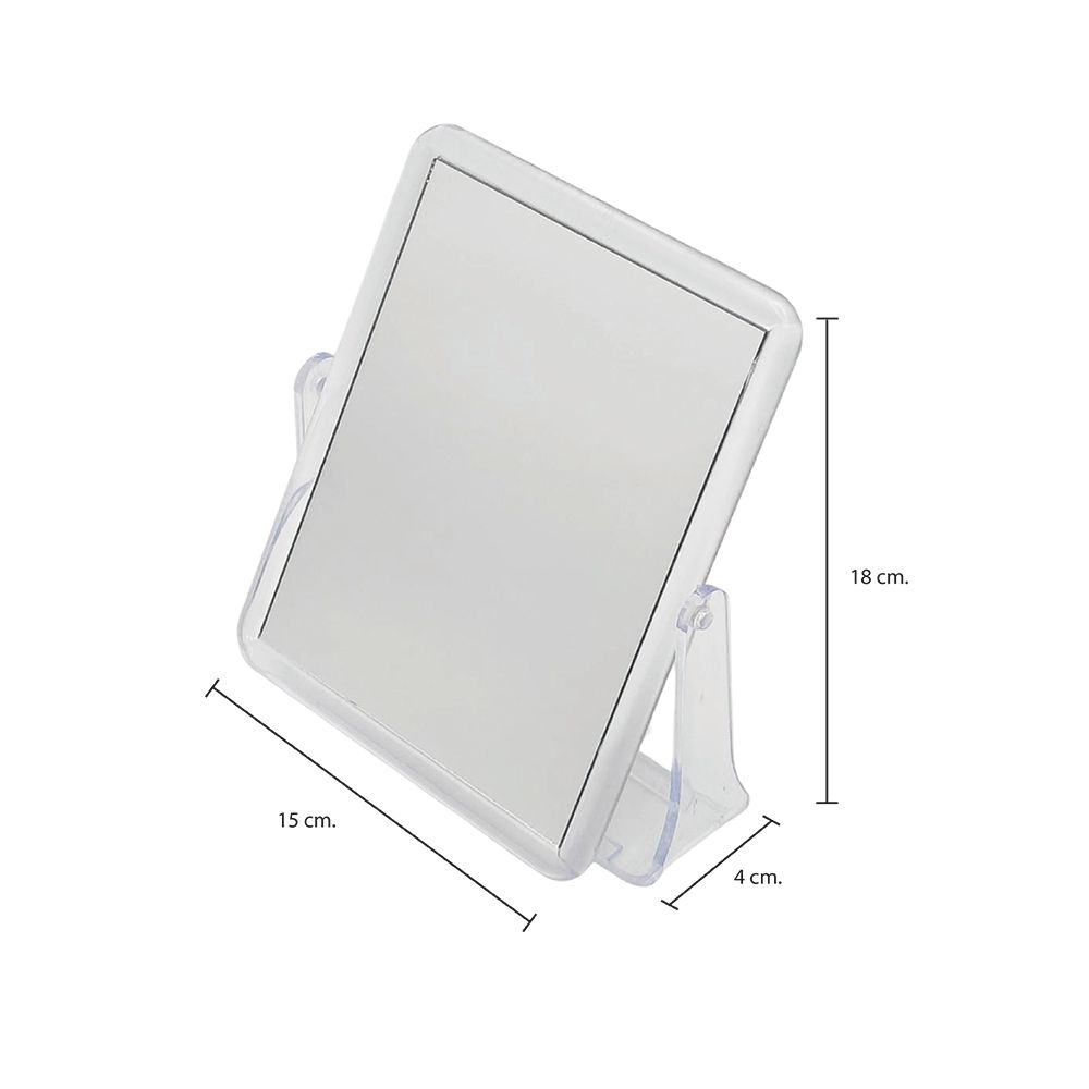 กระจกตั้งโต๊ะทรงเหลี่ยม