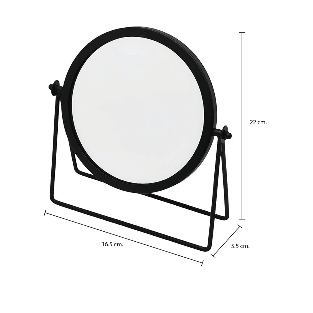 กระจกตั้งโต๊ะทรงกลม