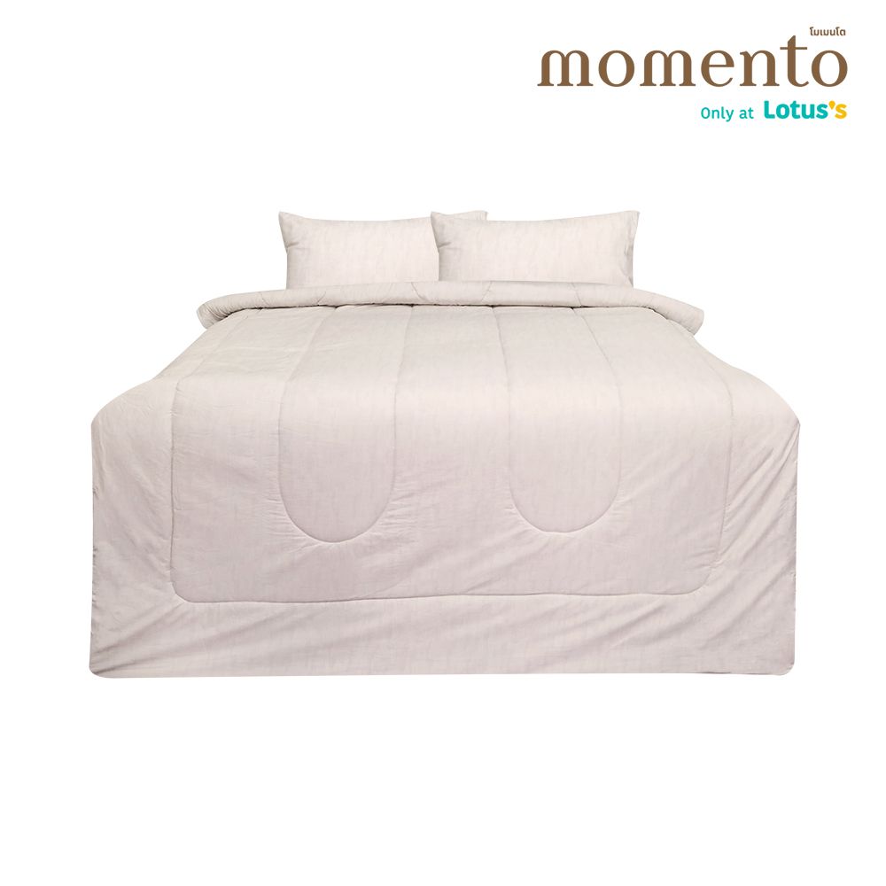 MOMENTO LAURA ASHLEY BEIGE 6 FT + QUILT 90X100 INCH