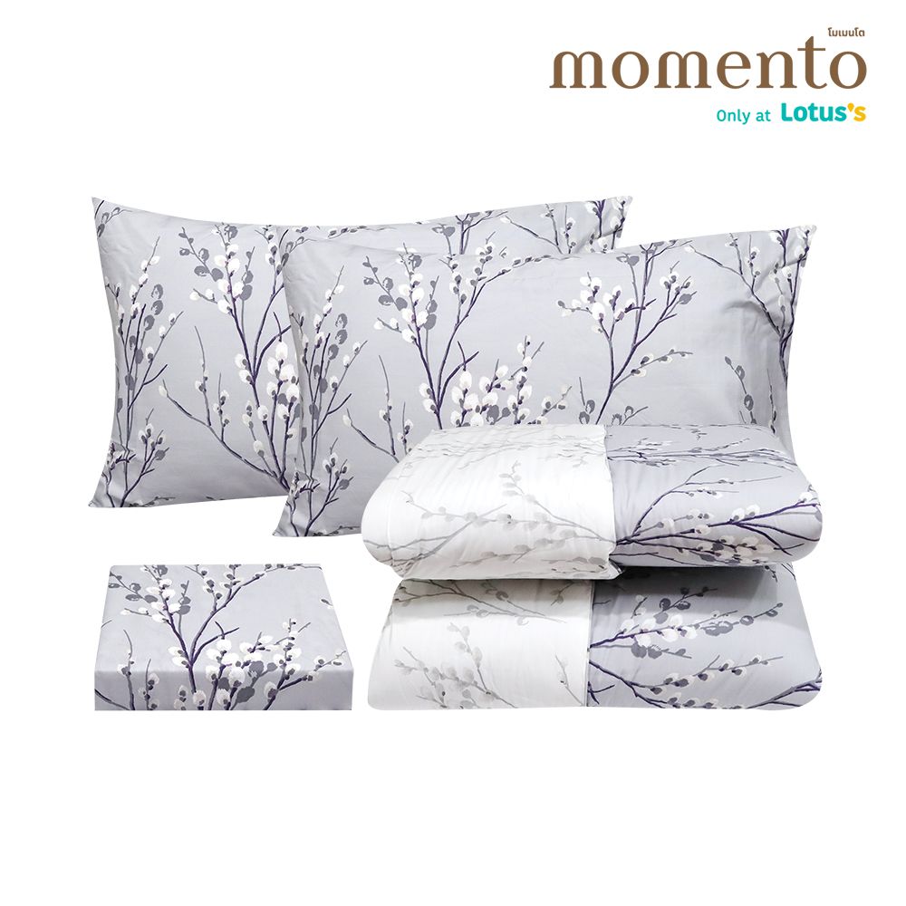 MOMENTO BIAB LAURA ASHLEY GREY 6 FT + DUVET 90X100 INCH