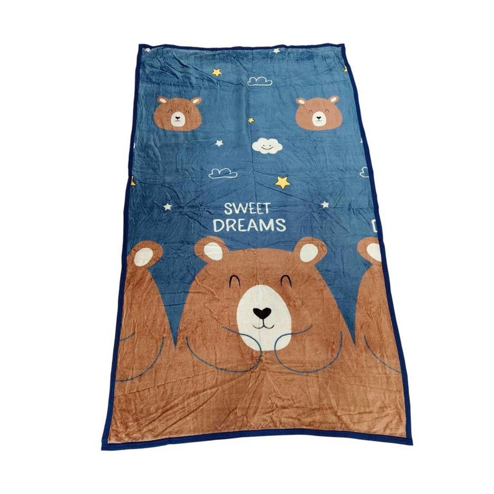 โมเมนโต ผ้าห่มฟลาแนล 40X60 นิ้ว (คละแบบ)