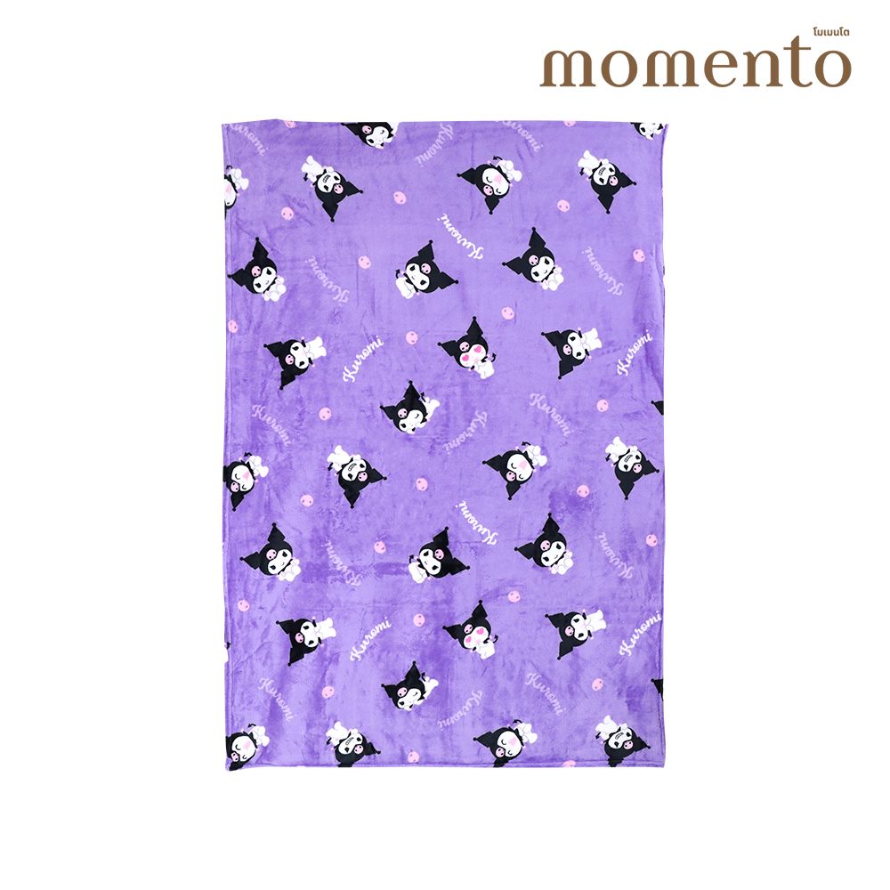 โมเมนโต ผ้าห่มแฟลนเนลคุโรมิ 40X60 นิ้ว (คละลาย)